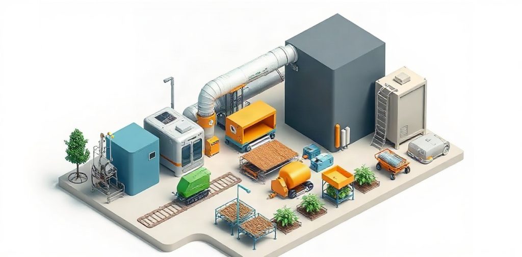 Иллюстрация к статье «Искусственный интеллект в автоматизации производства: как он изменяет отрасль»