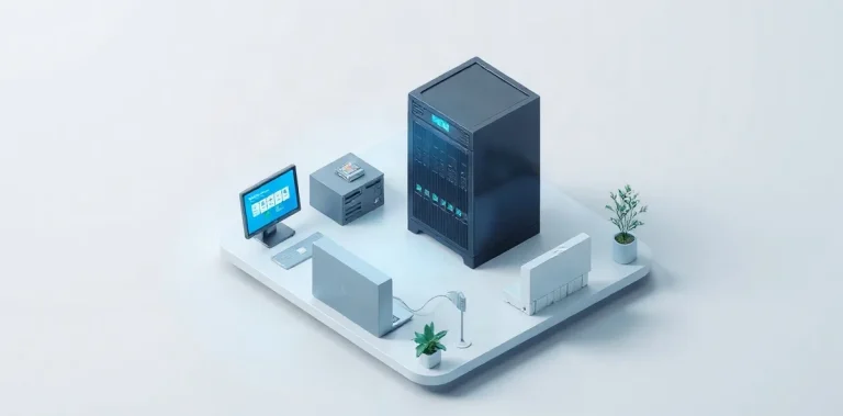 Hero illustration for the article “What Are Cloud Platforms and How They Change Software Development Approaches”